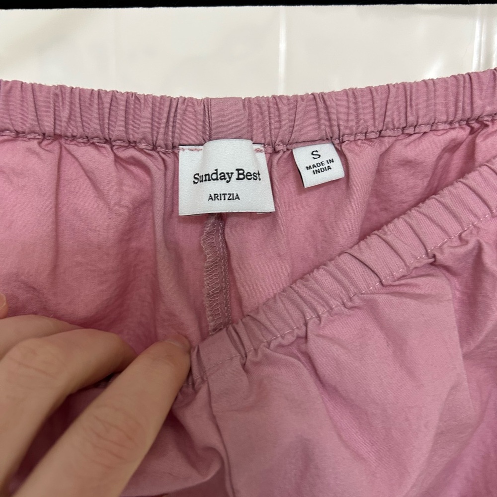 Sunday Best Pink Cotton Poplin Bloomer - Picture 2 of 3